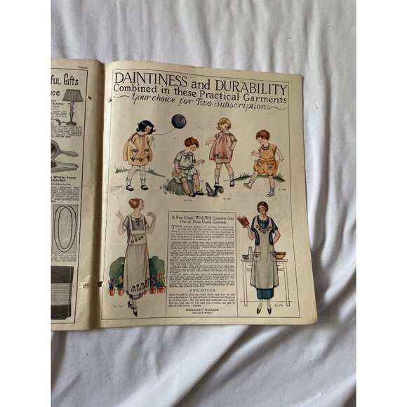 Vintage Needlecraft Magazines Lot Of 12 From 1924 Featuring Decorative Covers & - Picture 15 of 16